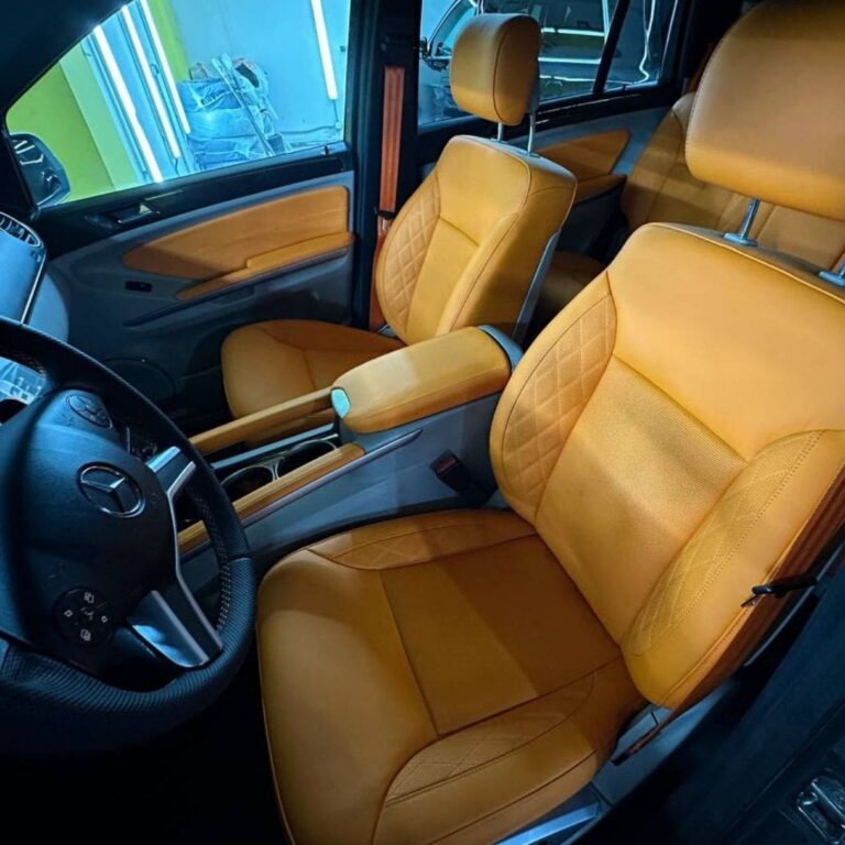 Перетяжка салона Mercedes-Benz GL-Class (X164): Новая жизнь роскошного интерьера