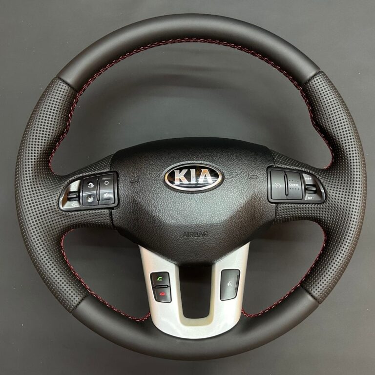 Перетяжка руля Kia Sportage 3: новая жизнь вашего авто