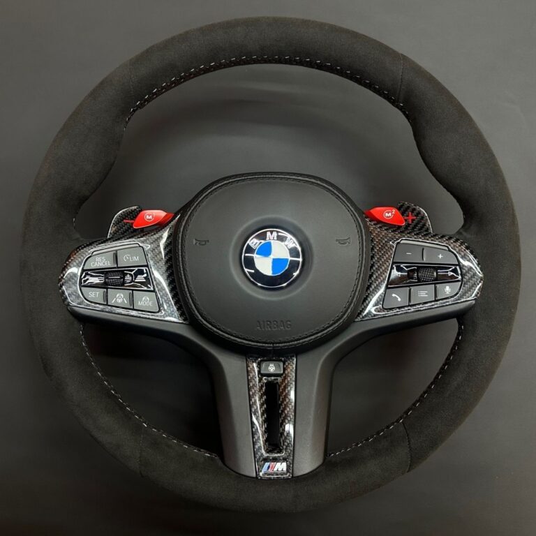 BMW M3 G80: перетяжка руля в алькантару – обновление стиля вашего автомобиля